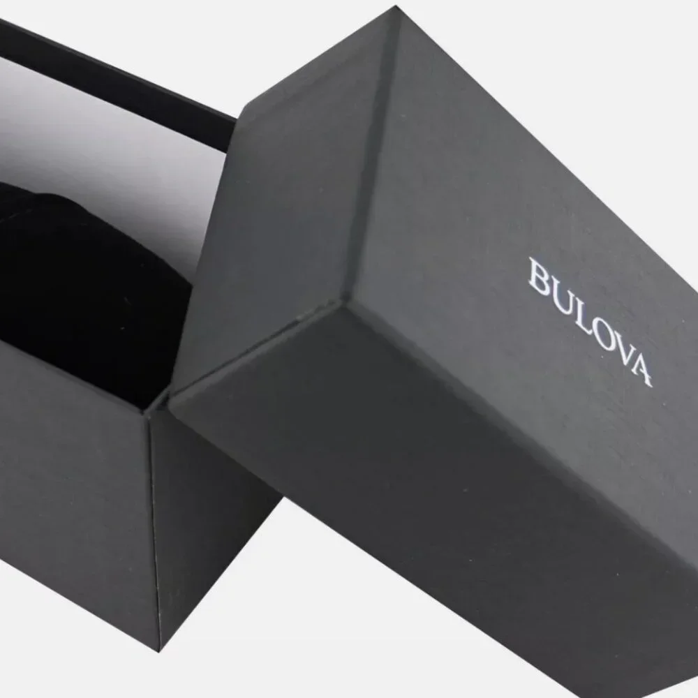 Men's NEW Bulova 44mm Black Chrono Watch